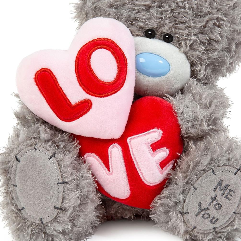 10" LOVE Padded Hearts Me to You Bear Extra Image 2